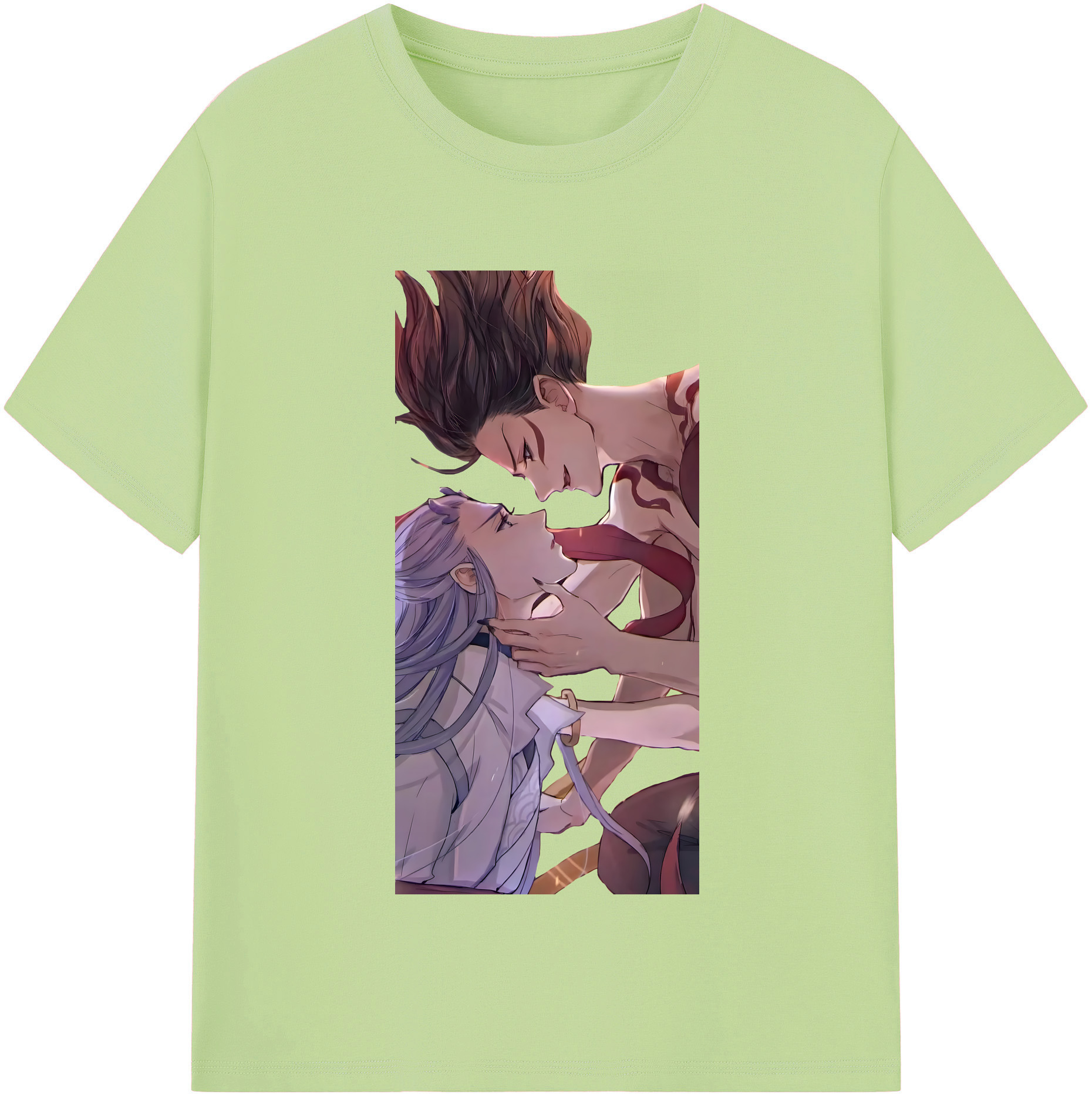 （画像用） Ne Zha 2 ナタ 魔童の大暴れ 綿100％半袖Tシャツ（フロントプリント）